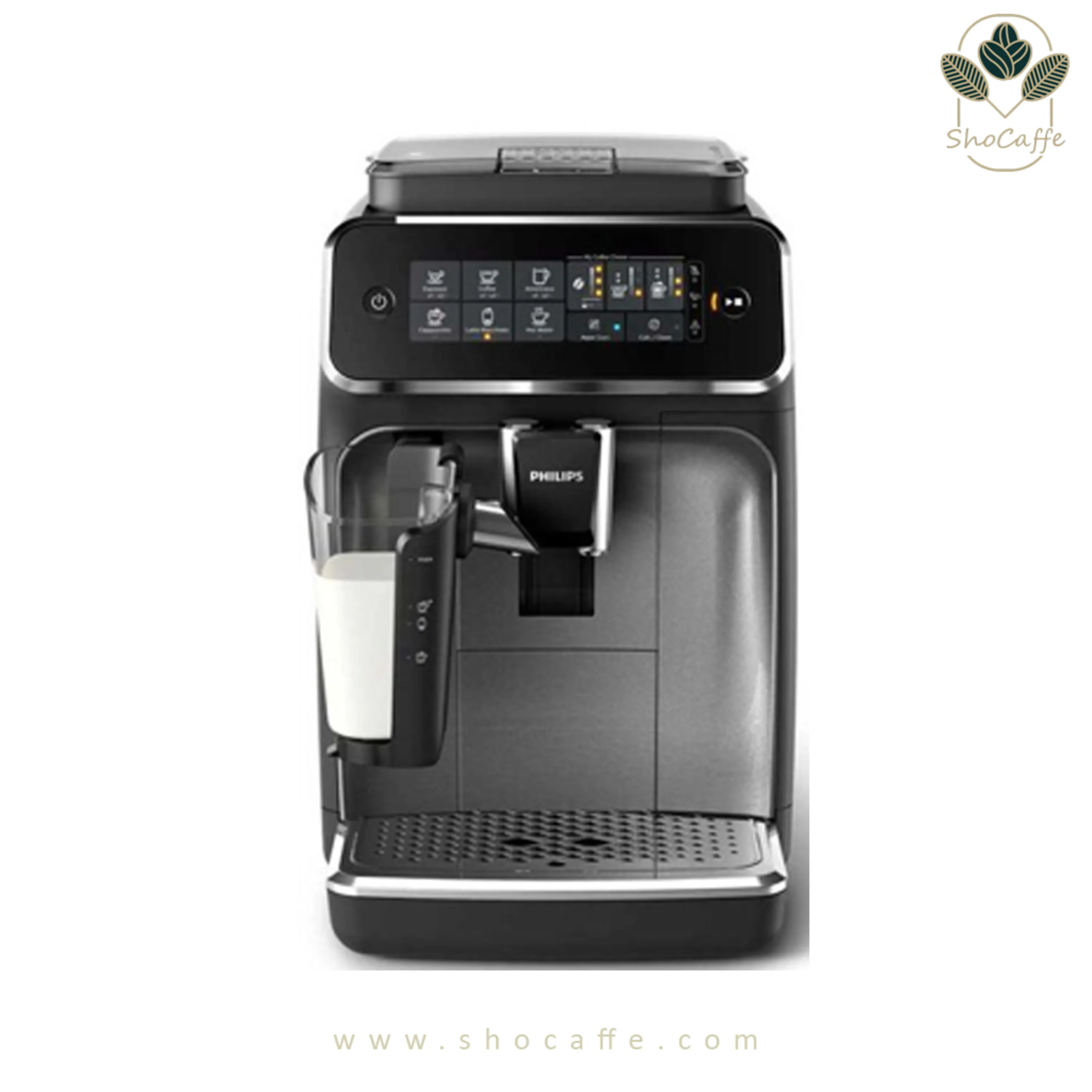 اسپرسوساز تمام اتوماتیک فلیپس مدل EP3246 اسپرسوساز تمام اتوماتیک فلیپس مدل EP3246-با سیستم کاپوچینوساز